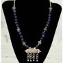 Vintage Yemeni Jewish Lapis Lazuli Amulet Necklace Image 2
