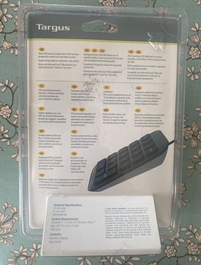 Targus Numeric USB Keypad