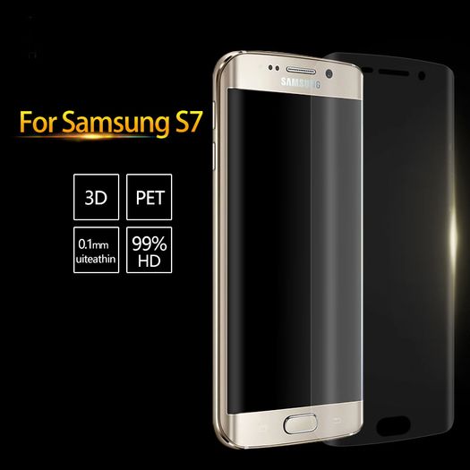 Full Curved 3D PET Screen Protector For Samsung Galaxy S7
