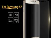 Full Curved 3D PET Screen Protector For Samsung Galaxy S7