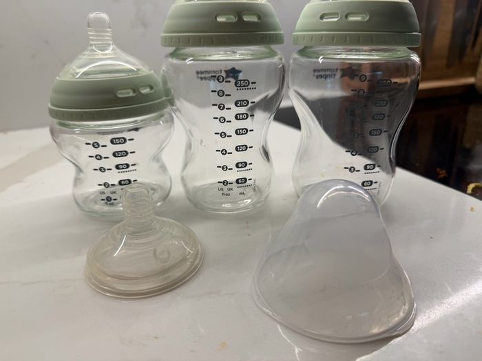 Glass bottles baby