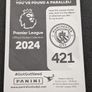 Panini Premier League Stickers 2024 Kevin De Bruyne Manchester City Green Parallel Image 2