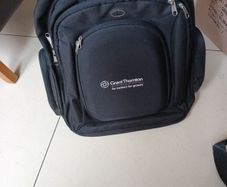 Grant Thornton Black Travel/Laptop Backpack  Bag.