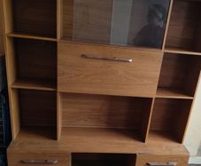large unit with display cabinet