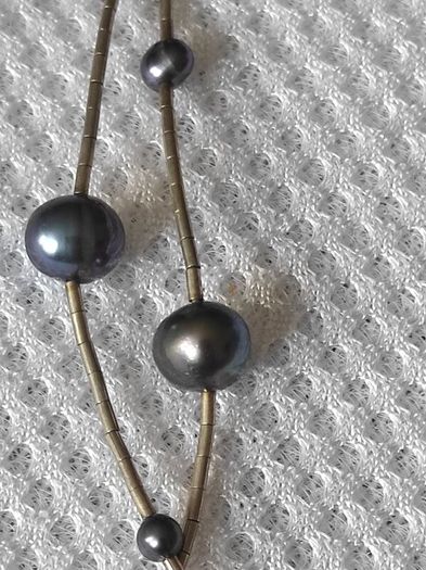 STG Sterling pearl necklace