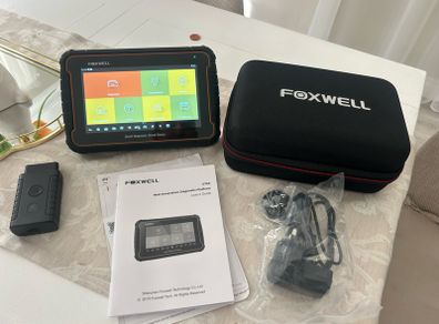 BLUETOOTH WIRELESS FOXWELL GT60 OBD2 Diagnostic Tool Full System Active Test Car/vans Code Reader 24 Reset Service Professional OBD 2 Automotive Scanner