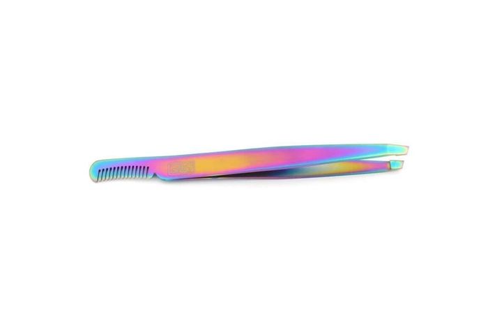 Professional Eyebrow Tweezers with Comb ingrown Hair Plucking Eyelashes Extension Tweezers Personal Grooming Instruments Stainless Steel from Real Edge (Multi)