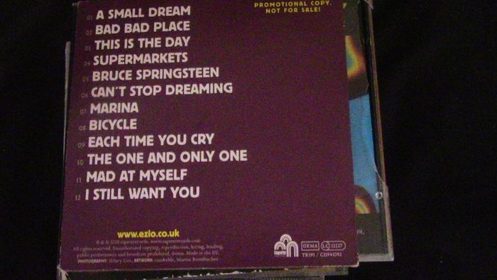Ezio - This Is The Day: promo CD