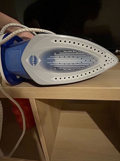 Iron and ironing board