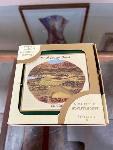 Six Irish Golfing Greats Pimpernel Irish Heritage Collection Coasters