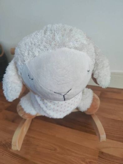 Wooden baby rocking  animal little sheep