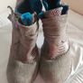Rare Vintage Irregular Choice Bronze Brown Booties Image 5