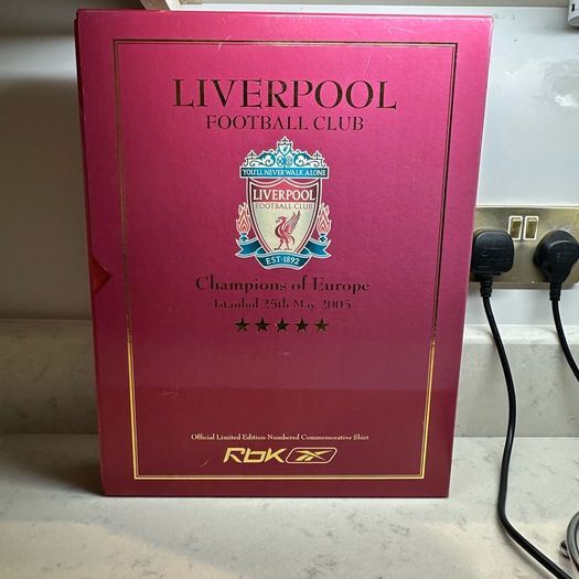 Liverpool FC 2005 Istanbul Ltd Edition Champions League Final Shirt RARE