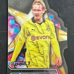 Julian Brandt 2023-24 Topps Crystal Premium UEFA Gold Star Die-Cut