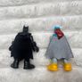 Imaginext DC Super Friends Batgirl And Batman approx. 7 cm. Used Please see photos Image 6