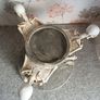 Large halloween skeleton candle stand Image 3