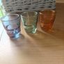Lovely trio of French Vereco 1960s liquor or espresso glasses Image 2