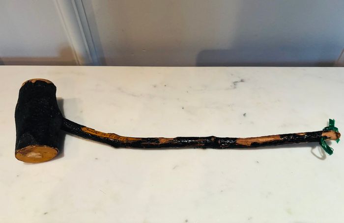 Hand-Carved Wooden Snake Walking Stick and Shillelagh