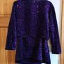BNWT Per Una Purple Velvet and Sequin Cami and bolero set size 14 includes post Image 10