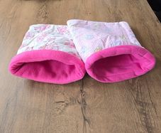 2 Guinea Pig cozy sacks - bees and elephants