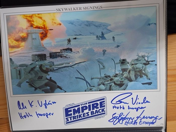 Autographed Star wars