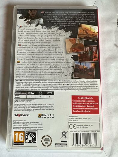 The Raven Nintendo Switch Game