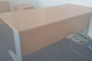 beech 1800 mm cantilever office desks with