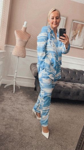 two piece suit