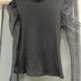 River Island Black Mesh Top (Size 10) BNWT Image 2