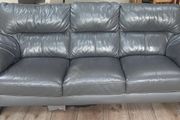 3-seater leather sofa