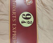 Hogwarts Express Metal Sign
