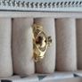 Sterling silver 925 gold plated Celtic ring.Size. M Image 2