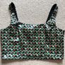 Cute Patterned bustier crop top Image 2