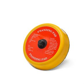 Glass Polish 12712 - Roll-on Interface Quick-Lock Pad / 3" (75 mm) Hook and Loop