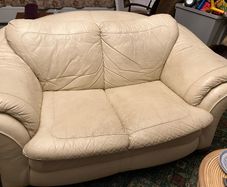 cream 2 seater couch