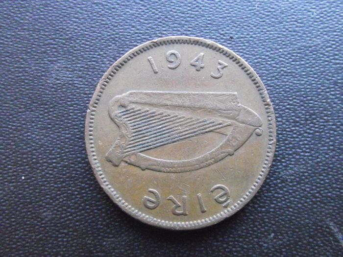 1943 Irish Half Penny