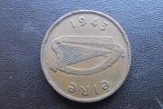 1943 Irish Half Penny