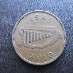 1943 Irish Half Penny