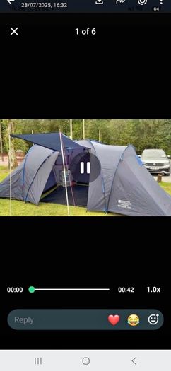 2 bedroom tent.