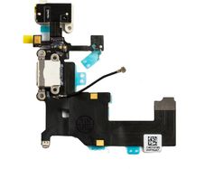 iPhone Replacement Charging Dock Port Connector Flex Cable and Mic White