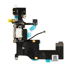 iPhone Replacement Charging Dock Port Connector Flex Cable and Mic White