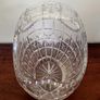 Vintage cut crystal basket with handle Image 3
