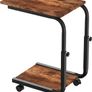 NEW SALE | Side Table Height Adjustable End Table Side Table 4 Wheels Sofa Bedroom Living Room Office, Small Coffee Table, Side Tables Small Spaces Image 2