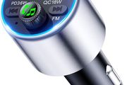Upgraded Bluetooth Car Adapter 5.3, [Fast Charging] Car Bluetooth FM Transmitter with Powerful PD36W &amp; QC3.0, [HiFi Crystal-Clear Sound] Wireless Car Charger Adapter Hands Free Car Phone Kit