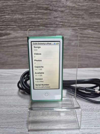 Apple iPod Nano 7th Gen 16GB A1446 Green - Tested and Working - Fast Shipping