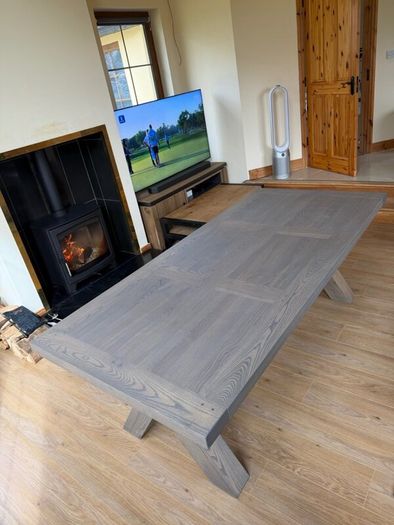 Wooden dining table