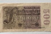 Germany 500 Million Mark 1923 Banknote