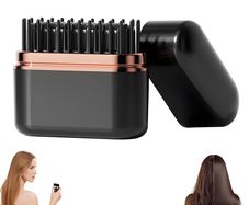 Brand New Mini Rechargeable Cordless Hair Straightener Comb 3-Speed