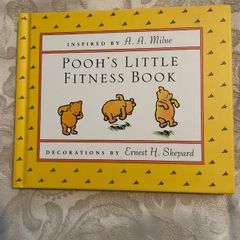 Pooh's Little Fitness Book - Vintage Book - Collectible Humour