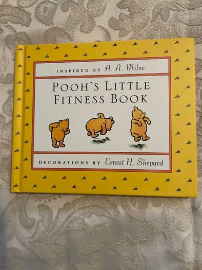 Pooh's Little Fitness Book - Vintage Book - Collectible Humour